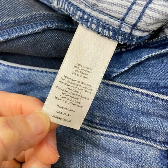 Talbots denim stretch skinny jeggings Sz 16 very comfortable jeans - Picture 3 of 8